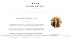 Desktop Screenshot of luzmarinainteriores.com